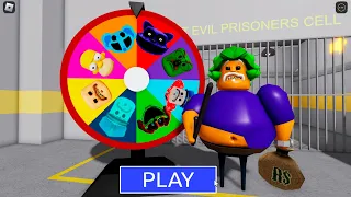 New Update FORTUNE WHEEL in BARRY’S PRISON RUN! Oompa Loompa Scary Obby #roblox