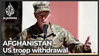 US commander in Afghanistan says steps for withdrawal have begun