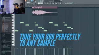 How To PERFECTLY Tune An 808 to Any Sample| FL Studio Beginner Tutorial (NO MUSIC THEORY NEEDED!)