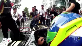 Marlon Stockinger - Driving his race car on the streets of BGC