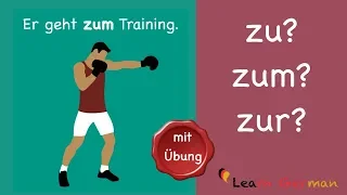 Learn German | Common Mistakes in German | zu, zum oder zur? | A1 | A2