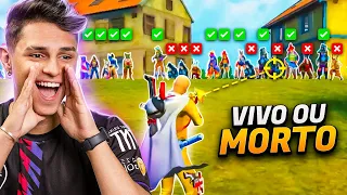 TENTE NÃO RIR! MORTO OU VIVO DO FREE FIRE!!