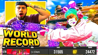 *67 KILLS* WORLD RECORD REBIRTH SOLO QUADS! (REACTION)