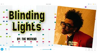 Blinding Lights by The Weeknd on Song Maker - Chrome Music Lab