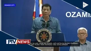 Pangulong Duterte, nanguna sa groundbreaking ng Ozamiz airport