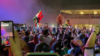 Travis Scott Music Midtown (fans rush stage during Sicko Mode)