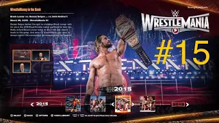 WWE2K24 My Showcase Brock Lesnar vs Roman reigns ...Vs Seth Rollins ?!  | WrestleMania 40 Edition