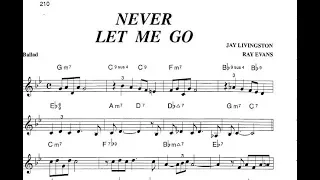 Never Let Me Go ◐ Jazz Piano arrangement ◑ Livingston, Evans