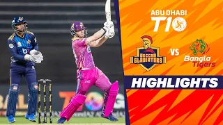 Bangla Tigers vs Deccan Gladiators | Abu Dhabi T10 | Match 8 | Highlights | JioCinema & Sports18