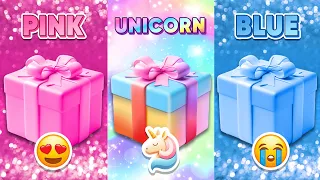 Choose Your Gift...! Pink, Unicorn or Blue 💗🌈💙 How Lucky Are You? 😱 Pup Quiz