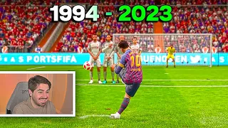 TODAS COBRANÇAS DE FALTA NO FIFA! DO FIFA 1994 ATÉ FIFA 2023!