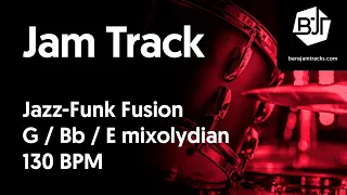 Jazz-Funk Fusion Jam Track in G / Bb / E mixolydian "Change It Up" - BJT #51