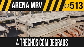 ARENA MRV | 2/6 MAIS UM SETOR DE DEGRAUS CONCLUÍDO | 15/09/2021
