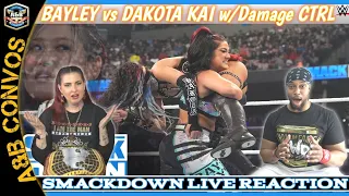 Bayley vs. Dakota Kai | WWE SmackDown Highlights 3/15/24 | LIVE REACTION