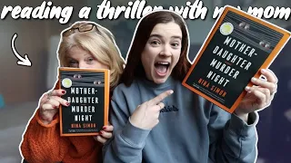 reading a mystery thriller with my mother ✨ [reading vlog with my mom]