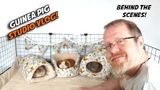 Studio Vlog 🪡 🧵 Preparing For Our First Guinea Pig Shop Launch 🐹