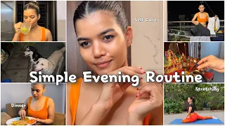 Simple Evening Self Care & Skin Care Routine | Healthy & Productive Habits | Mishti Pandey