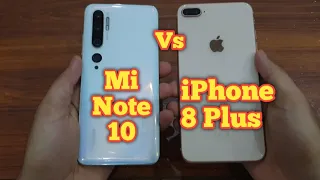 Speed test! Mi Note 10 Vs iPhone 8 Plus