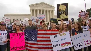 Protests Erupt Ahead Of Senate's Vote To Confirm Kavanaugh | NBC News