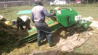 80 kg silage baler machine working in Kenya