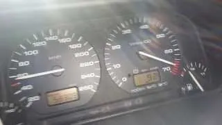 Volkswagen Golf 2 VR6 acceleration 0 to ~180