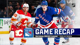 Flames @ Rangers 2/12 | NHL Highlights 2024