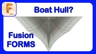 Fusion 360 Form Mastery Part 43 - Boat Hull Design Tips with Fusion Forms #fusion360 #boatdesign