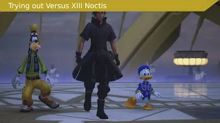 Trying out Versus XIII Noctis (kh3 mod)