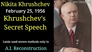 Nikita Khrushchev - Secret Speech - in English AI Reconstruction