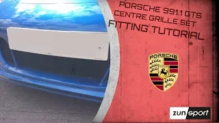 Porsche 991.1 GTS Centre Grille Set Fitting Tutorial
