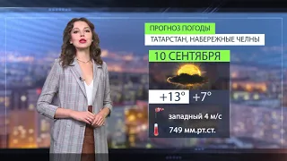 Прогноз погоды в Набережных Челнах на 10 сентября 2021 г.