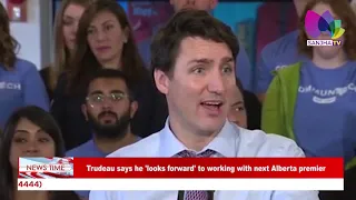 Justin Trudeau says he 'looks forward' to working with next Alberta premier | Sanjha TV