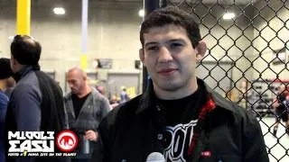 Gilbert Melendez tells us he's ready for a UFC title shot and he thinks Benson's toothpick is weird