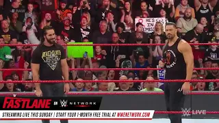 The shield is back ( Dean Ambrose  saves Roman reigns and seth Rollins  )