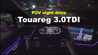 Volkwagen Touareg 3.0 TDi 4Motion POV night drive