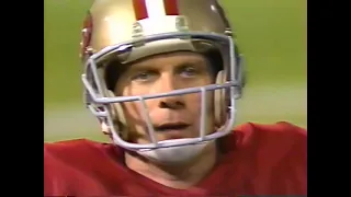 Giants vs 49ers MNF regular season 1990