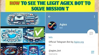 how to solve mission T in OEX app the legit Agiex bot