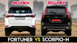 कौन है असली Big Daddy? | Mahindra Scorpio-N Vs Toyota Fortuner Detailed Comparision