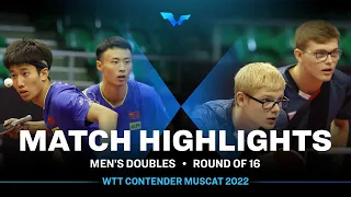 Xu Haidong/Liang Yanning vs Alexis Lebrun/Felix Lebrun | MD | WTT Contender Muscat 2022 (R16)