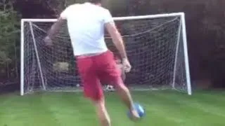 Dad Hits Son in Head With Soccer Ball