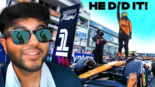 I Saw Lando Norris' FIRST F1 RACE WIN in Person LIVE! | Miami GP 2024 Vlog