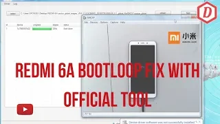 REDMI 6A BOOTLOOP Flashing Stock Rom Global Via Fastboot(bootloader Unlocked)