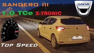 DACIA SANDERO III (2022) 1.0 TCe  (90 hp) Acceleration & Top Speed