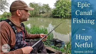 Big Roach/Rudd, Tench & Bream - Netful - Epic Session Canal Fishing - 14/5/21 (Video 244)