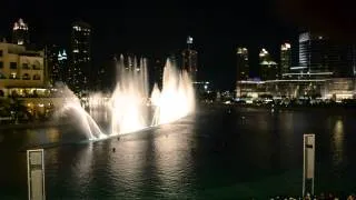 Burj Dubai Dancing Fountain - Time to Say Goodbye ( Con te partirò ) - Sarah Brightman