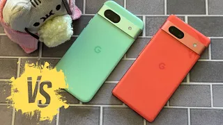Google Pixel 8a vs. Pixel 7a: What a difference a year makes