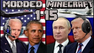 Presidents Play Modded Minecraft 1-15 FULL MOVIE (parody)