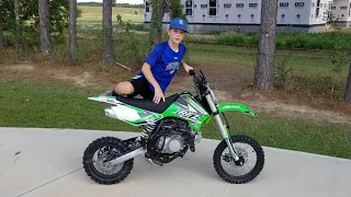 Apollo RFZ Db-x14 125cc clutchless dirt bike pit bike review GREAT bike!!