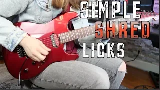 Simple Shred Licks For Everyone!
