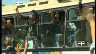 Celebrations as Palestinian prisoners go home